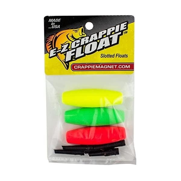 Leland Crappie Ez Crappie Float, 200 In, Green, Red Yellow 87609